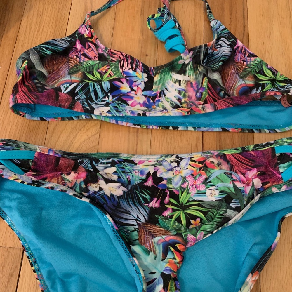 Adorable floral bathing suit